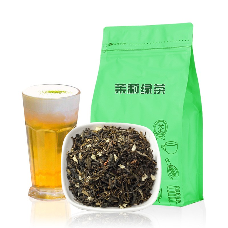 茉莉绿茶奶茶店专用 2022新茶茉莉花茶鲜果茶奶绿柠檬茶原料批发图5