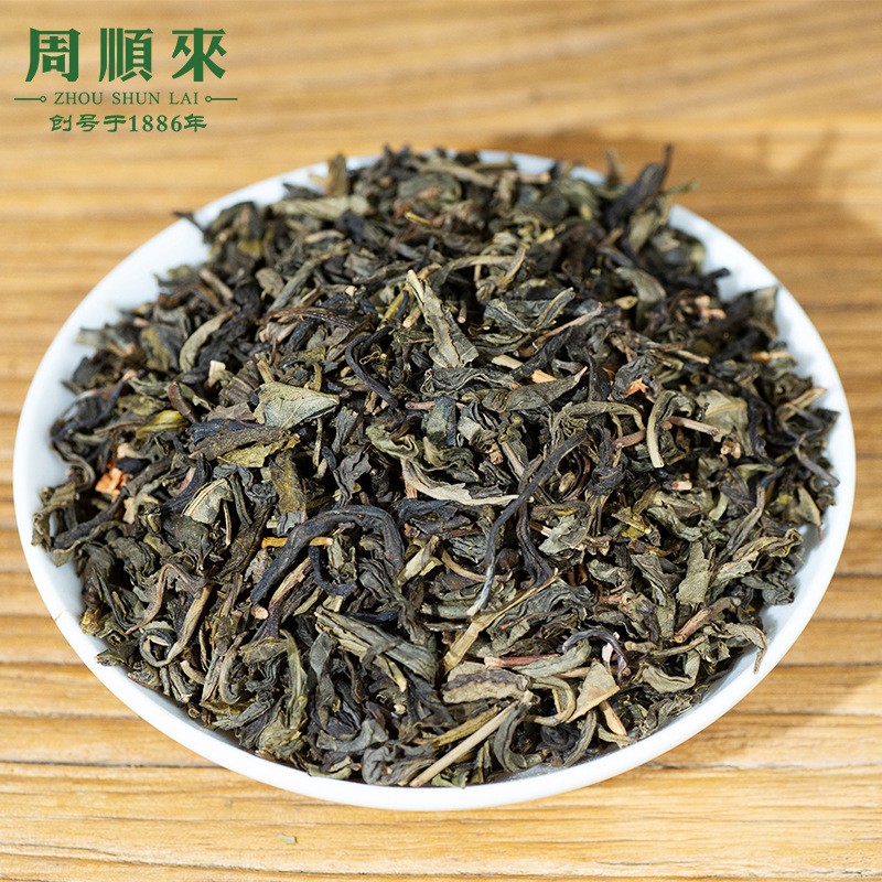 周顺来 浓香型茉莉花茶 奶茶原料 水果茶 奶盖茶 500g图3