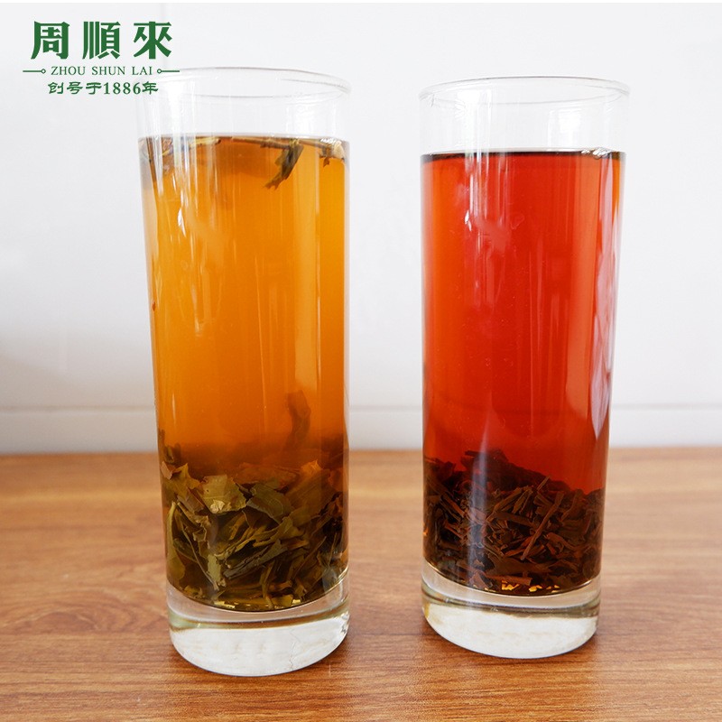 周顺来 浓香型茉莉花茶 奶茶原料 水果茶 奶盖茶 500g图4