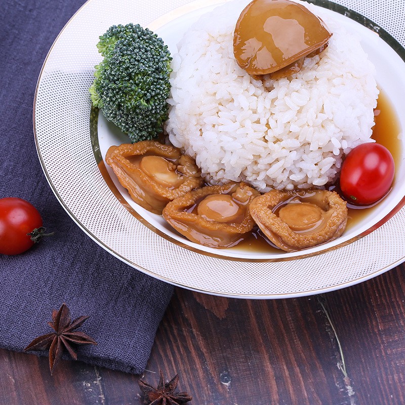 红烧鲍鱼罐头瓶装加热即食捞饭美味料理速食食品海鲜水产送礼酒店图3