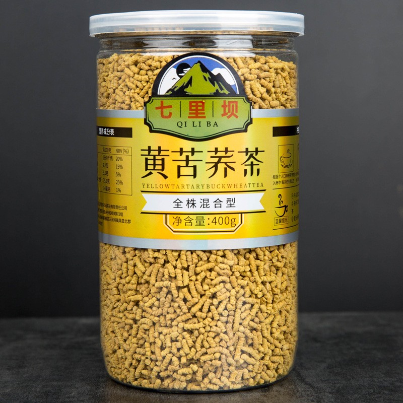 苦荞茶全株玉米茶麦香黄苦荞400g罐大凉山荞麦茶饭店酒店茶叶茶楼图2