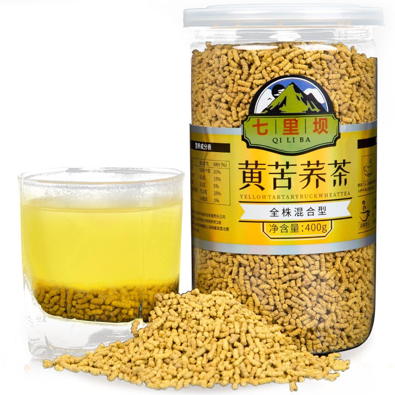 苦荞茶全株玉米茶麦香黄苦荞400g罐大凉山荞麦茶饭店酒店茶叶茶楼图5