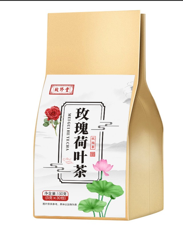 玫瑰女神组合袋泡玫瑰荷叶茶花草茶代发批发油切大肚茶量大价优图5