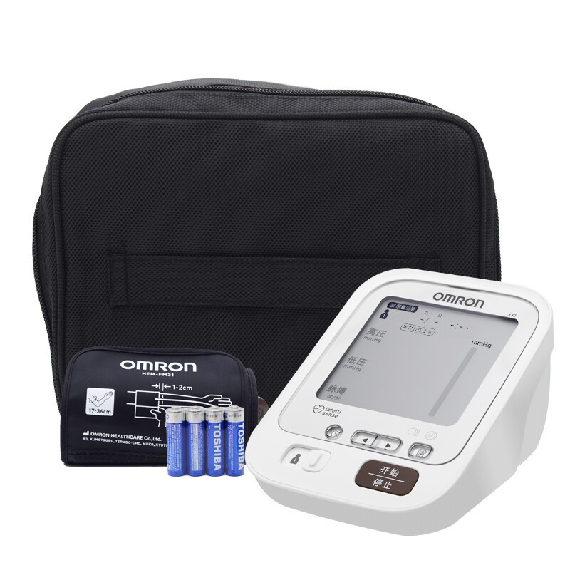 欧姆龙电子血压计不规则脉波检测 袖带佩戴血压水平显示J30